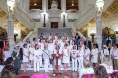June 24, 2019 - Senator Iovino commemorates the 100th anniversary of the ratification of the 19th Amendment, securing women's right to vote.